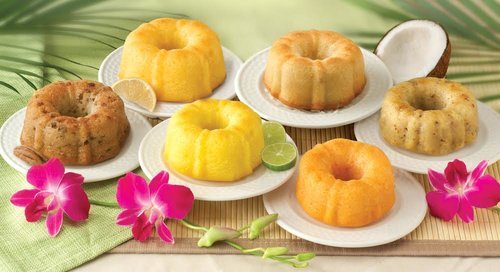 GOURMET GIFTS - MINI CAKE SAMPLER TROPICAL 6 PACK