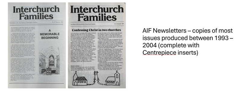 Interchurch Families Newsletters