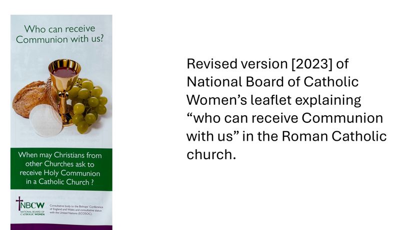 Who Can Receive Communion with Us Leaflet