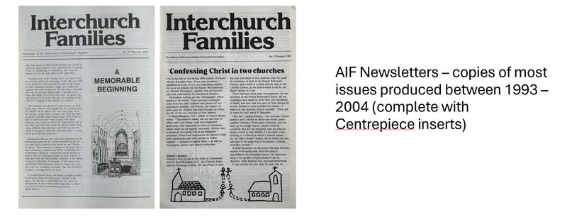 Interchurch Families Newsletters