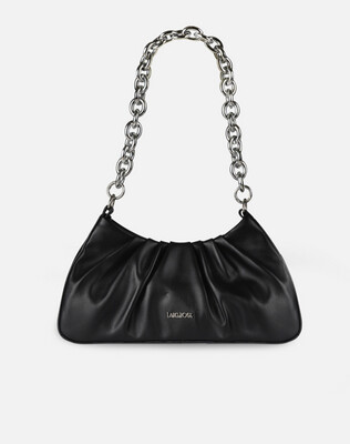 Borsa a spalla Harper Nera Label Rose