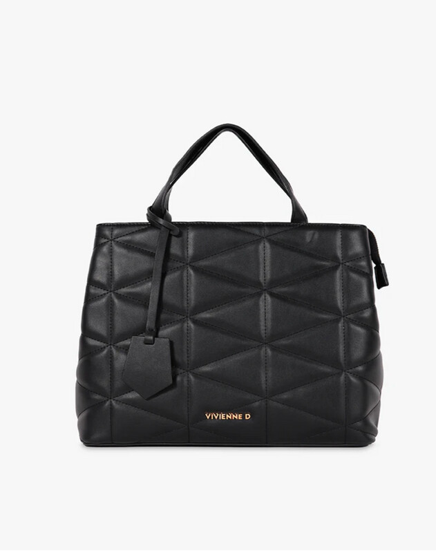 Borsa a spalla Roma Nera Vivienne D