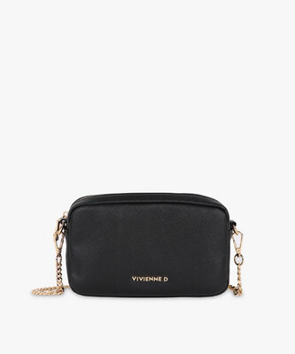 Mini bag Santorini nero Vivienne D