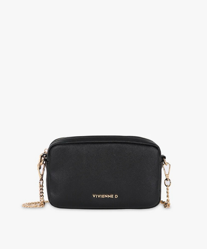 Mini bag Santorini nero Vivienne D