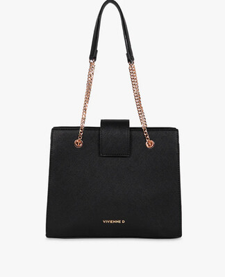 Shopper Santorini nero Vivienne D