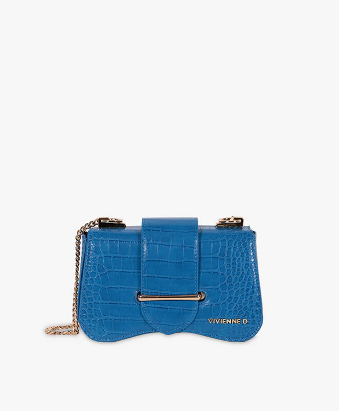 Mini bag Pochette Rio blu Vivienne D