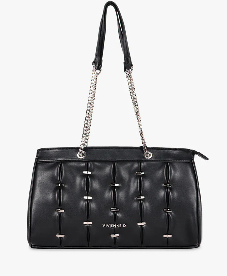Shopper Monaco nero Vivienne D 