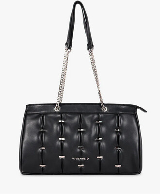 Shopper Monaco nero Vivienne D 