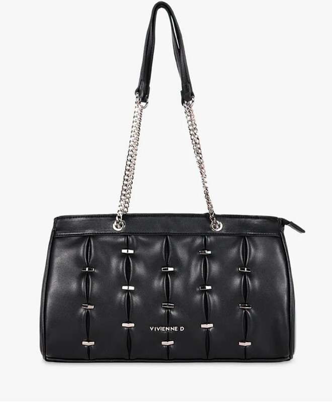 Shopper Monaco nero Vivienne D 