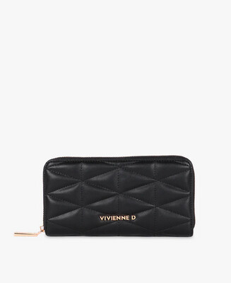 Portafoglio wallet Roma nero Vivienne D