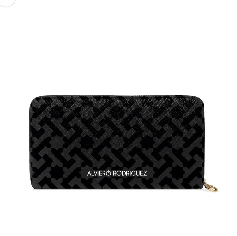Portafoglio zip Essential Line Black Alviero Rodriguez 
