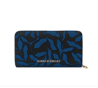 Portafoglio zip intense blu Alviero Rodriguez  