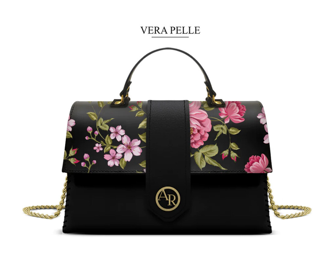 Borsa Alice Signed Flowers Alviero Rodriguez 