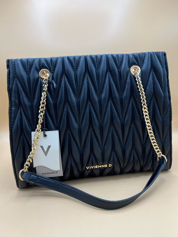 Shopper Marsiglia nero Vivienne D