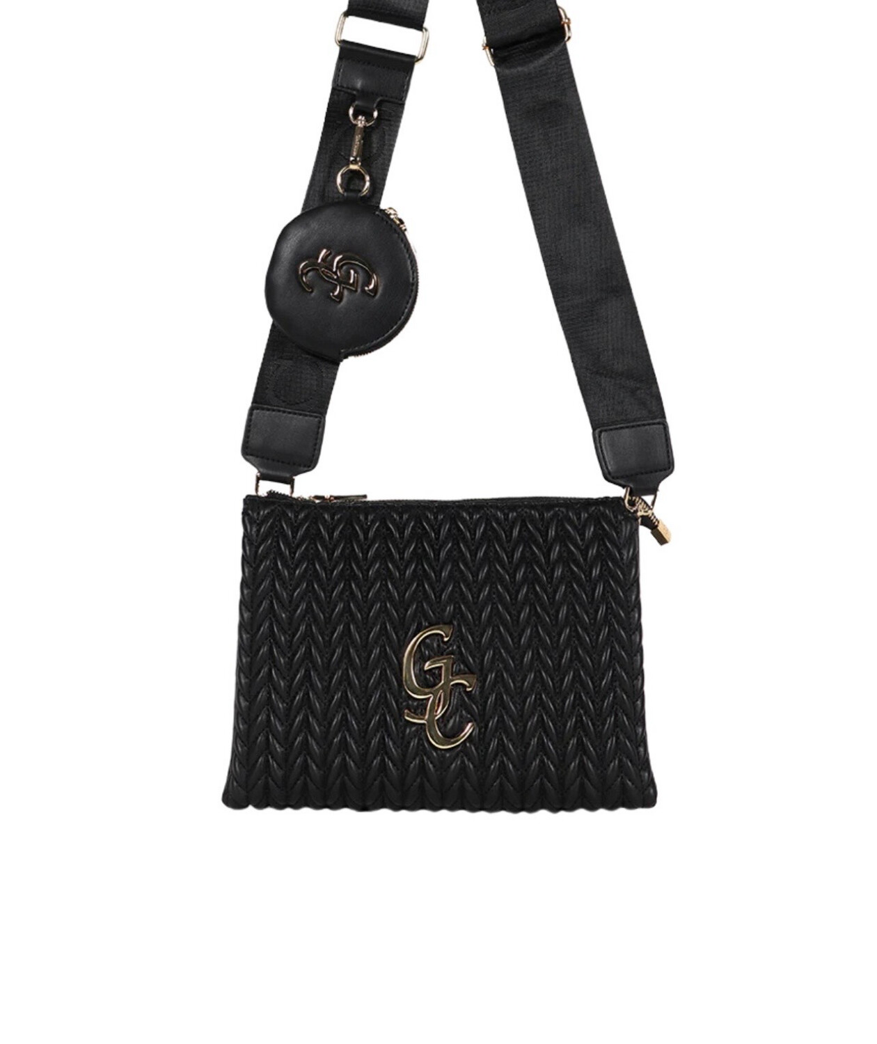 Borsa Nancy Intreccio Nero Gio Cellini