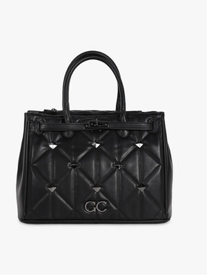 Borsa Aida Maxi Borchie Nero Gio Cellini 