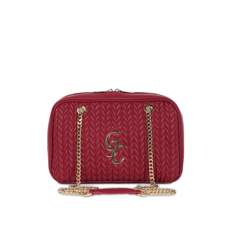 Borsa Kylie intreccio Rosso Gio Cellini 