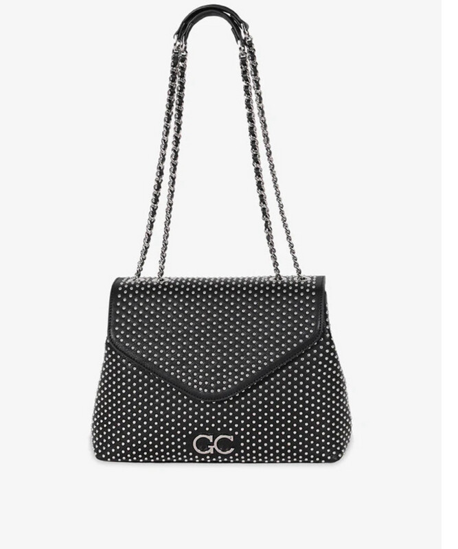 Borsa Megan Micro Borchie Nera Gio Cellini 