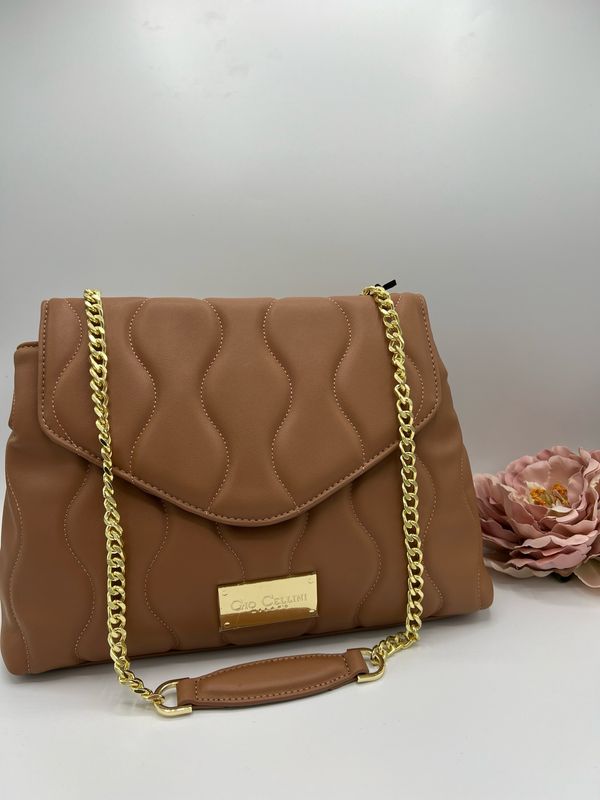 Borsa Megan Matelasse’ Camel Gio Cellini 