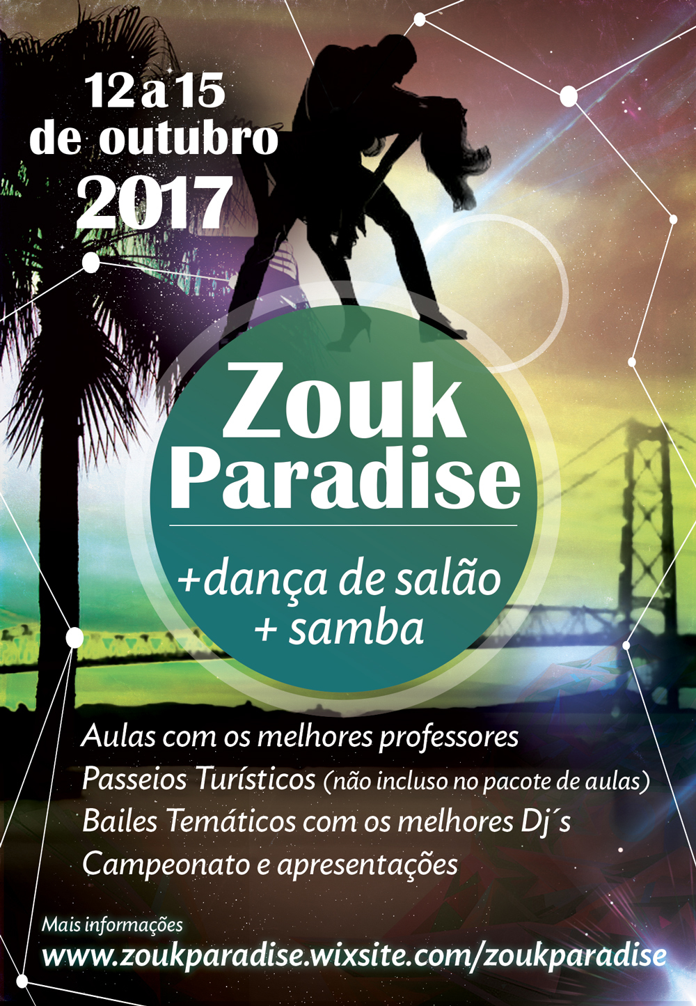 Day Use Zouk + Samba Paradise (1 Dia / Individual)