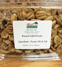 2- 1 lb Pkgs Roasted Salted Pecan Halves 8