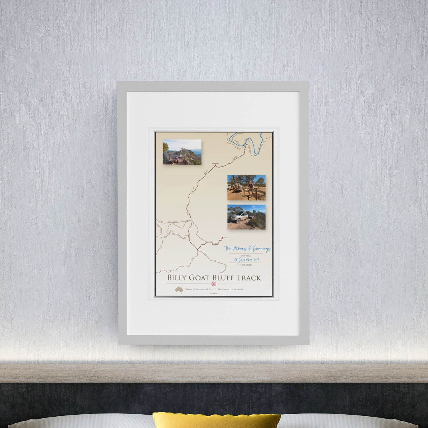 ICONIC TRACK: Billy Goat Bluff Track Personal Poster