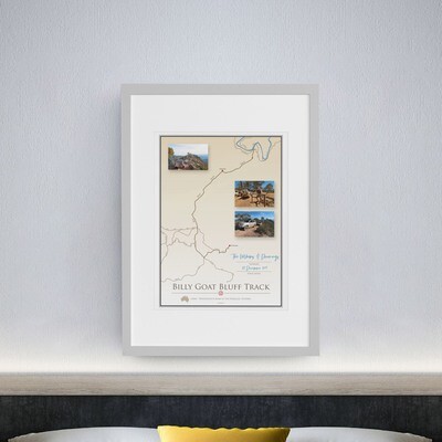 ICONIC TRACK: Billy Goat Bluff Track Personal Poster