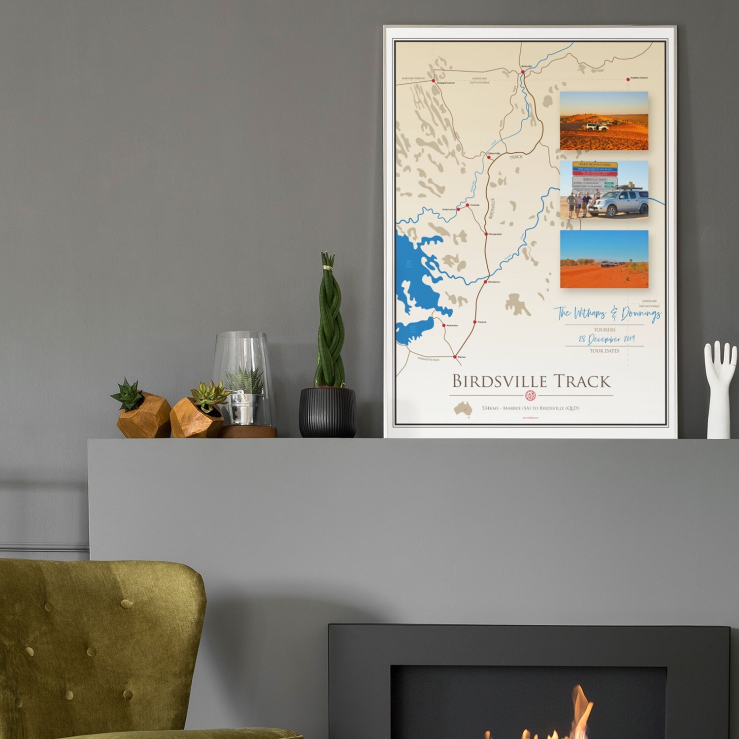 ICONIC TRACK: Birdsville Track Personal Poster