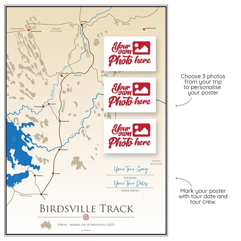 ICONIC TRACK: Birdsville Track Personal Poster