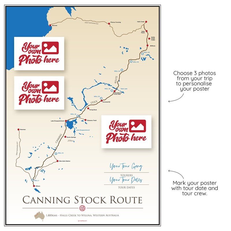 ICONIC TRACK: Canning Stock Route Personal Poster