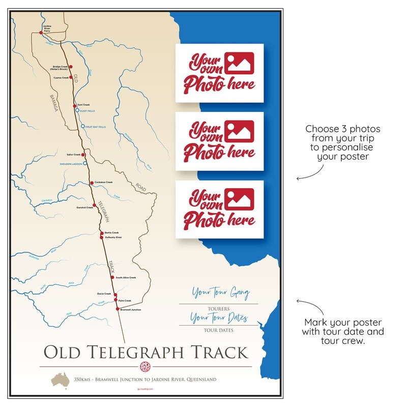 ICONIC TRACK: Old Telegraph Track Personal Poster