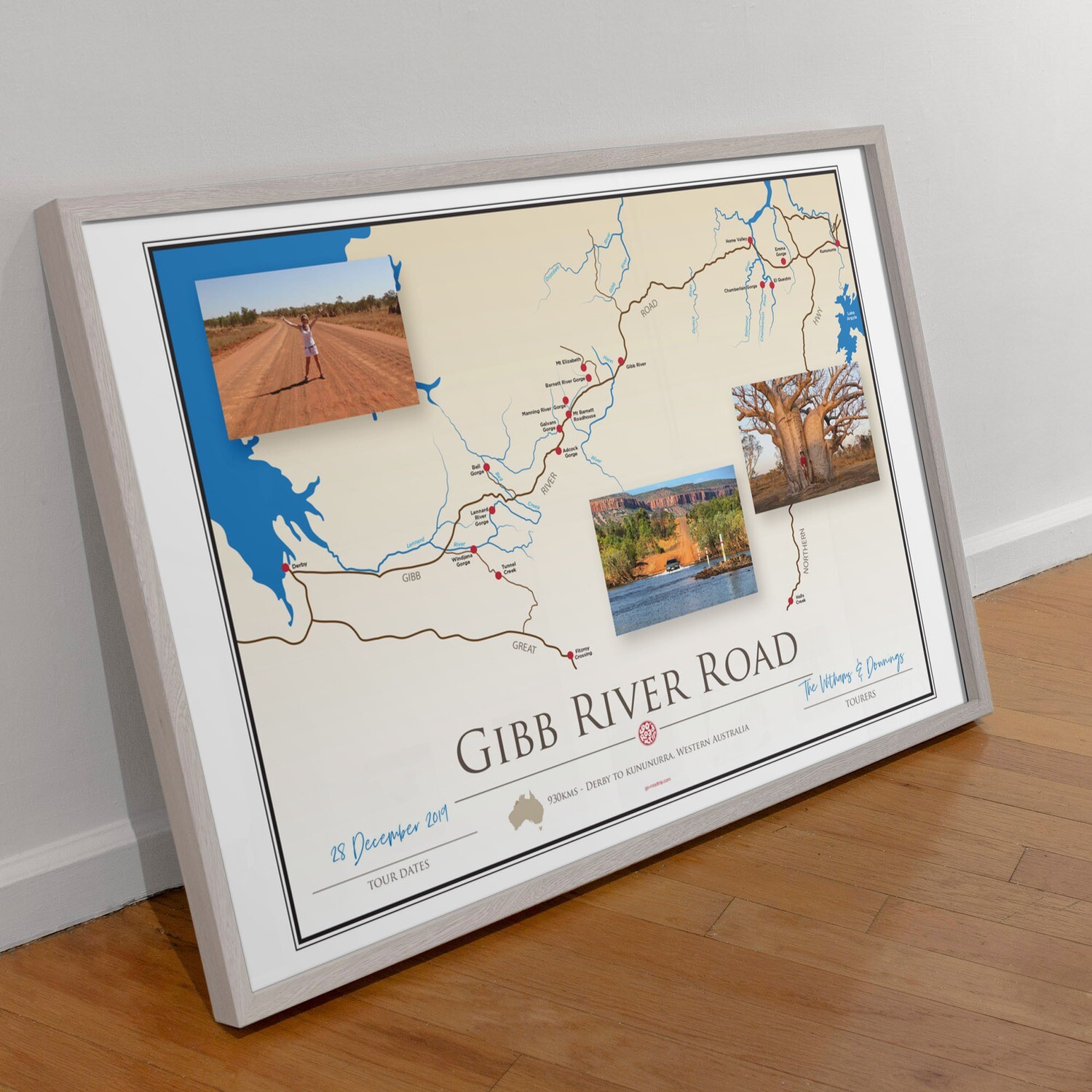 ICONIC TRACK: Gibb River Road Personal Poster