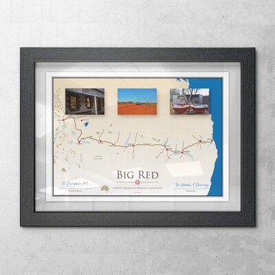 ICONIC TRACK: Big Red Personal Poster