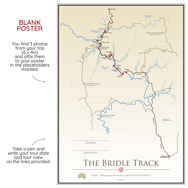 ICONIC TRACK: Bridle Track Personal Poster
