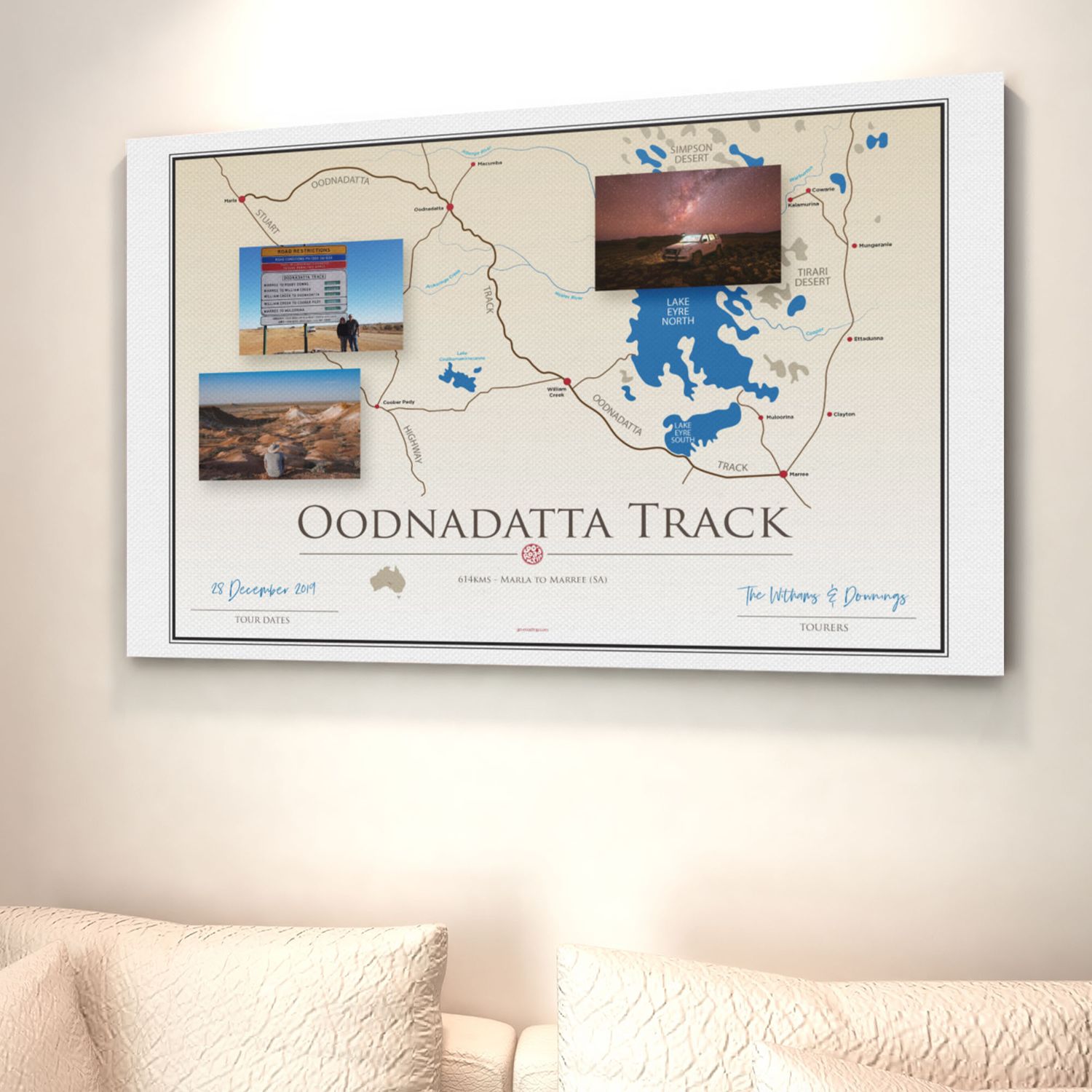 ICONIC TRACK: Oodnadatta Track Personal Poster