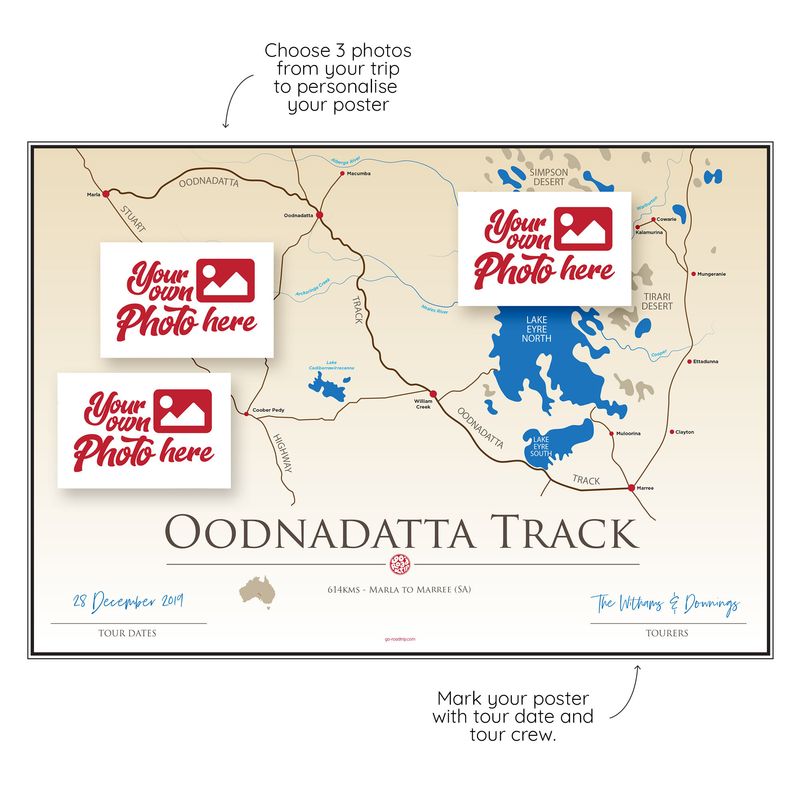 ICONIC TRACK: Oodnadatta Track Personal Poster