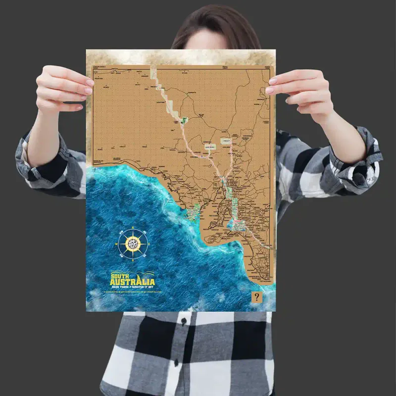 A3 BUNDLE: South Australia and Northern Territory Scratch Maps