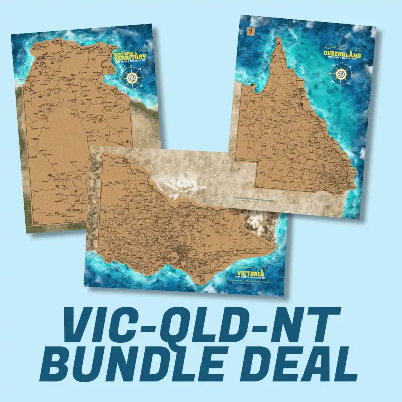 A3 BUNDLE: Northern Territory, Queensland &amp; Victoria