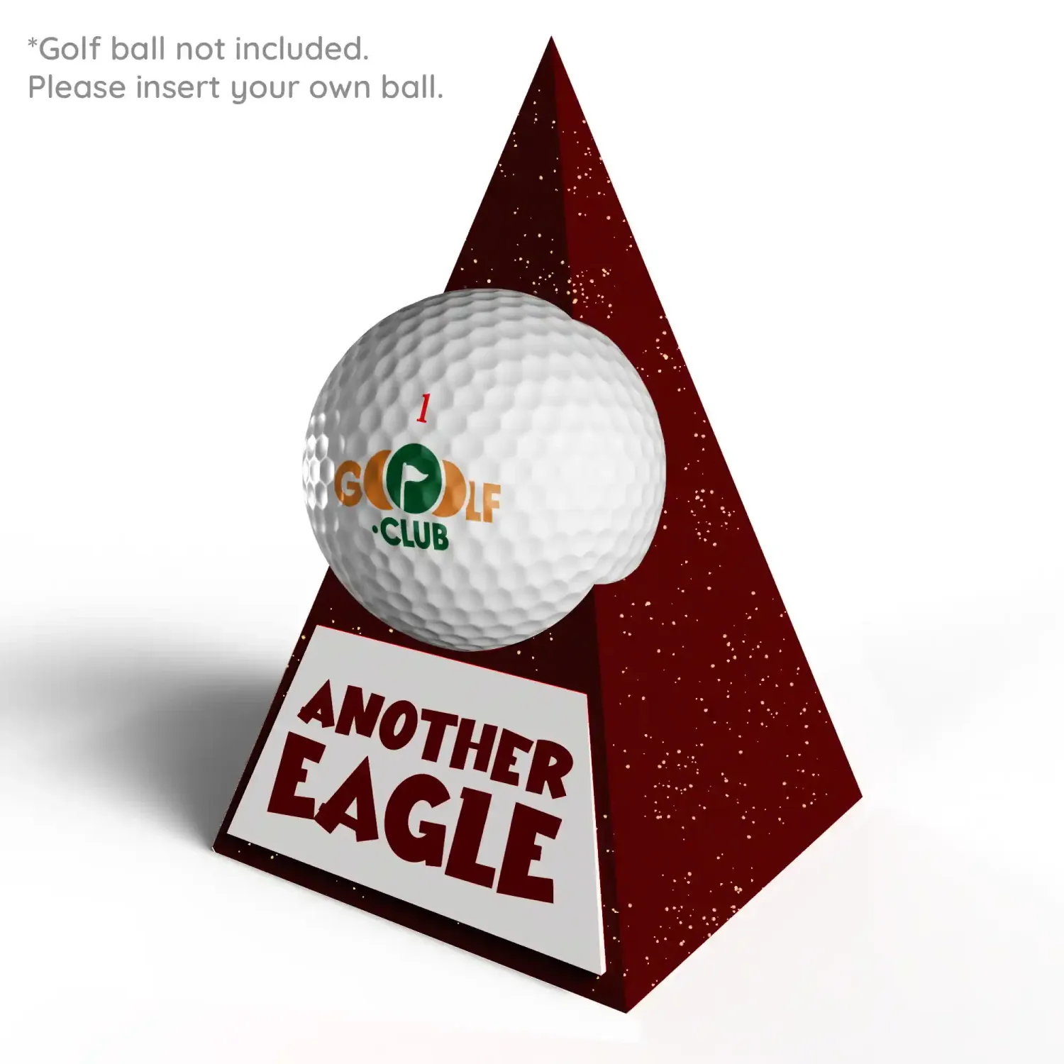 Another Eagle Golf Ball Trophy