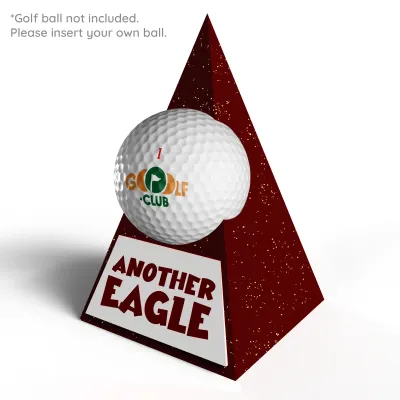 Another Eagle Golf Ball Trophy