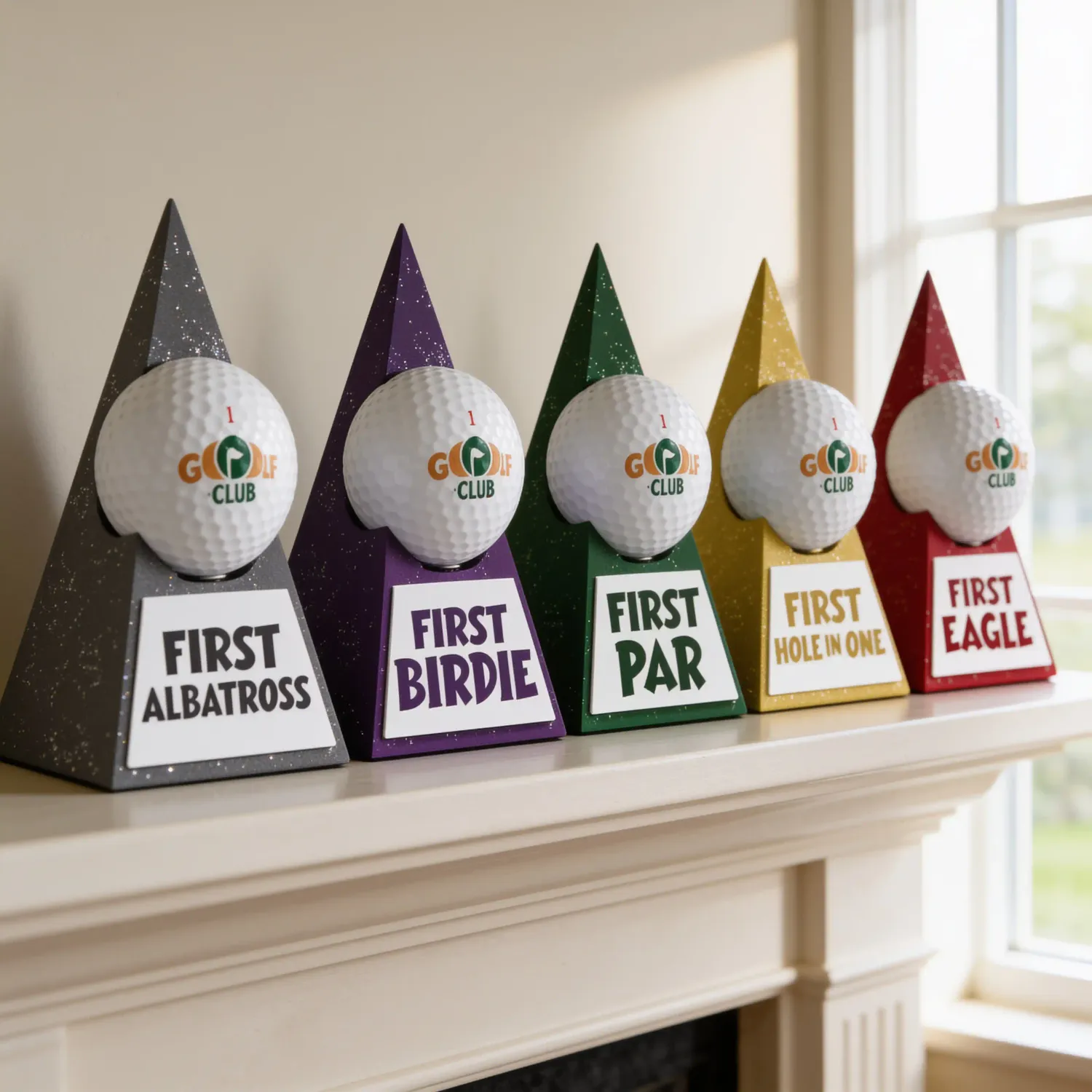 5 Firsts Golf Ball Trophy Pack