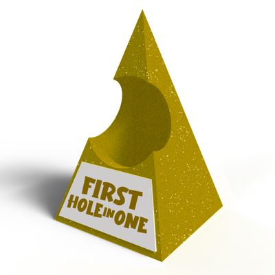 First Hole in One Golf Ball Trophy