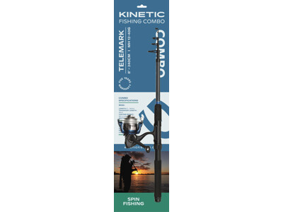 Kinetic Telemark 8' Telescopic Combo Kit 12-40g. Kinetic Telemark 8' Telescopic Combo Kit 12-40g.