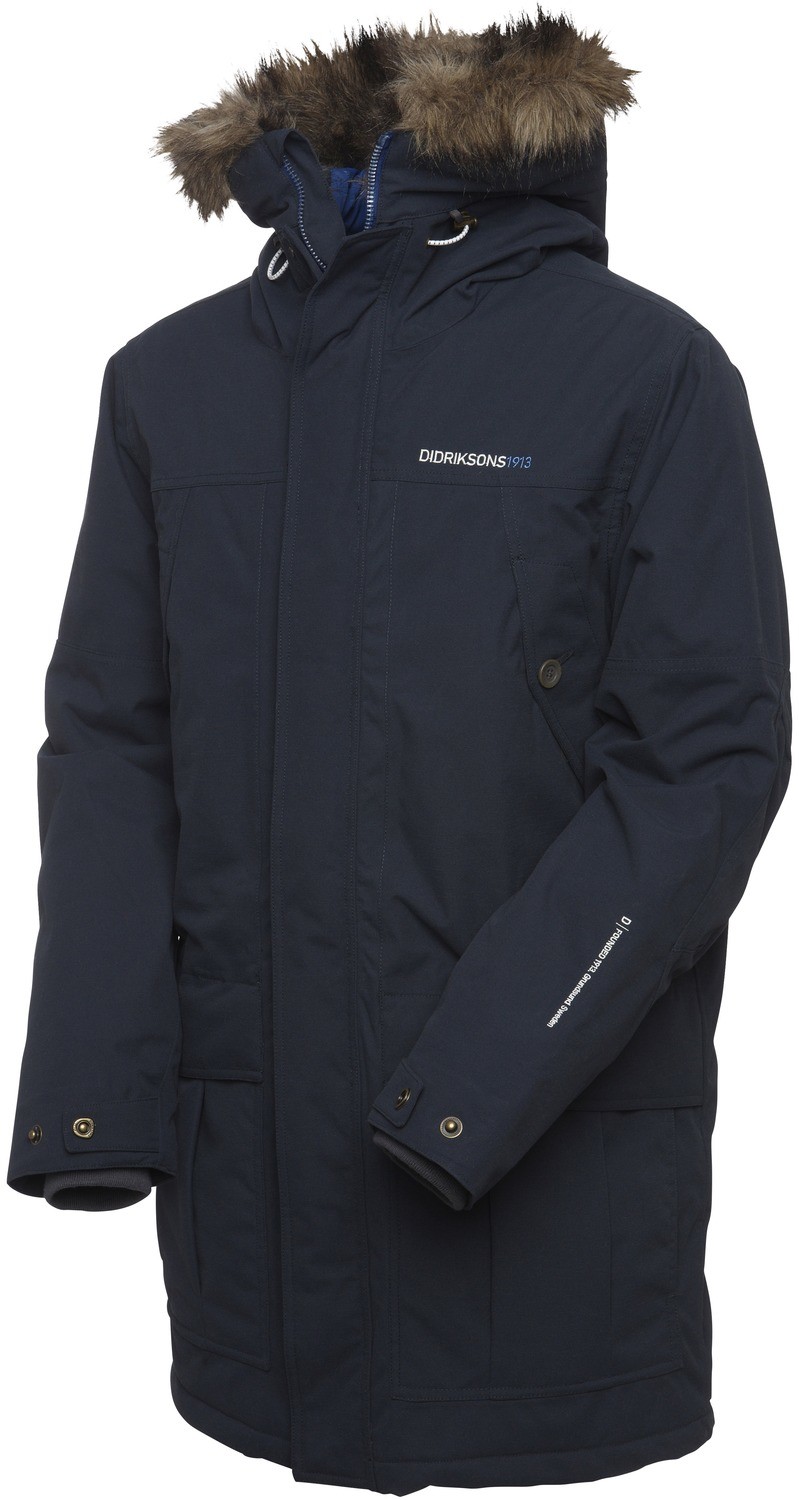 Didriksons Melker Unisex Parka - Midnight Blue