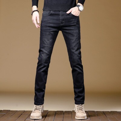 Men&#39;s slim and small foot casual pants