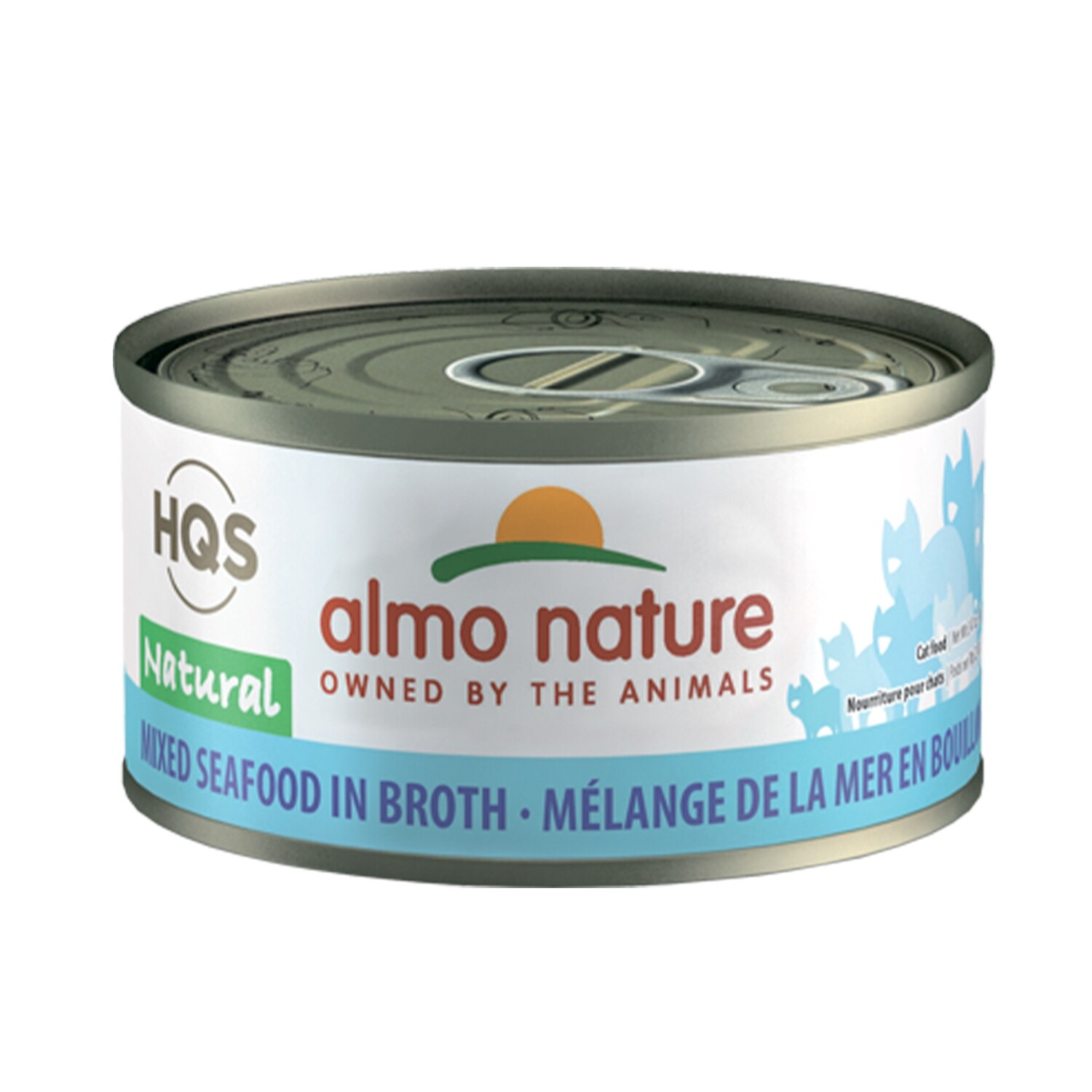 Almo Nature HQS Mixed Seafood Canned Cat Food-70g/2.5oz - 海鲜猫罐头