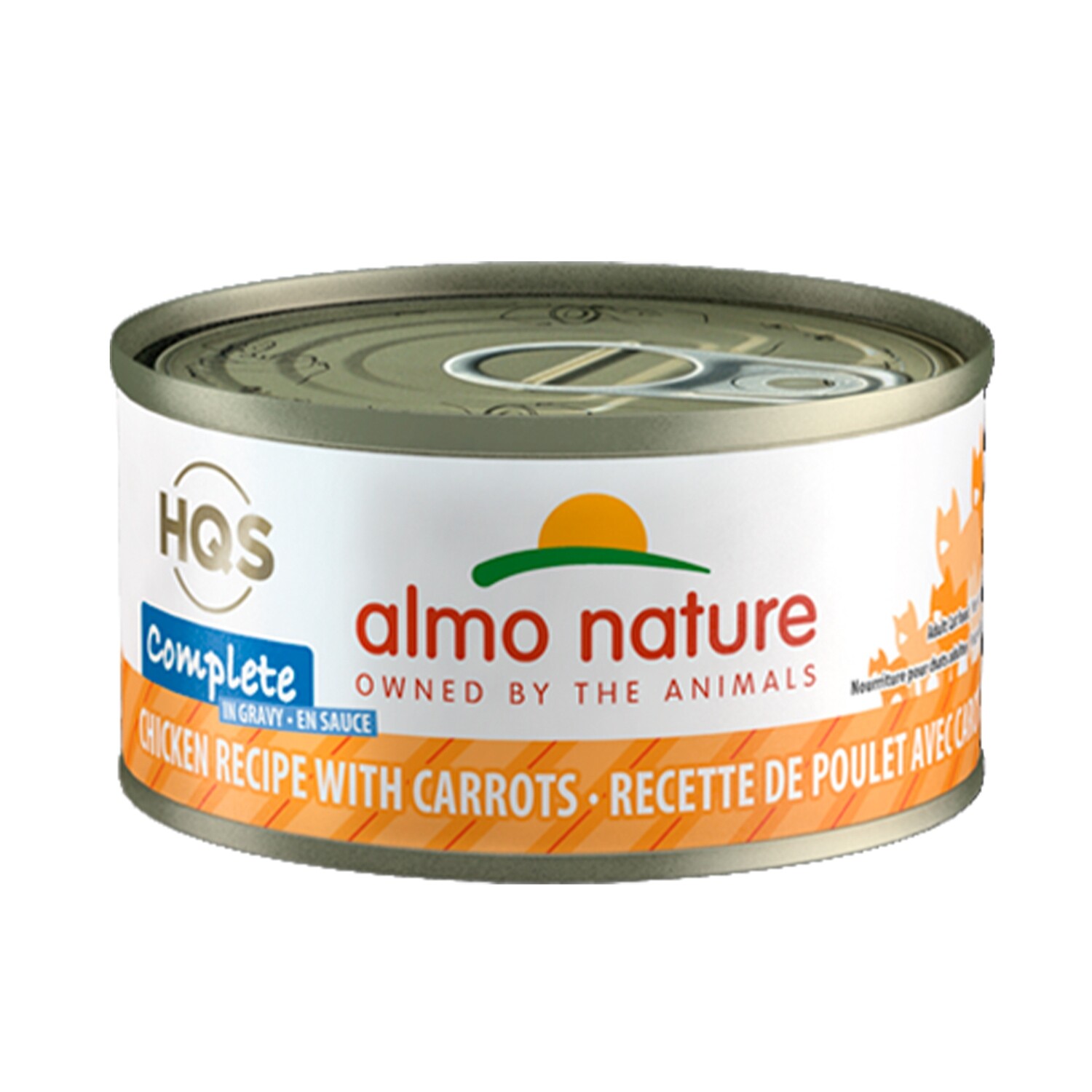 Almo Nature HQS Complete Chicken Recipe with Carrots in Gravy Canned Cat Food-70g/2.5oz - 鸡肉胡萝卜猫罐头