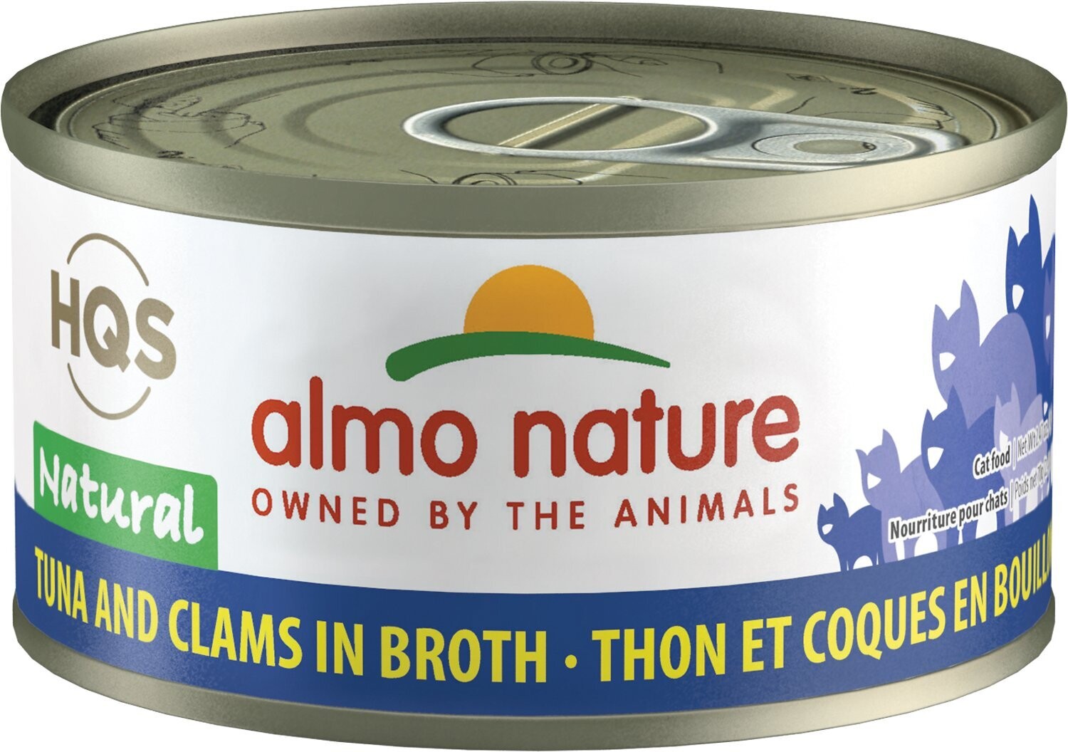 Almo Nature HQS Tuna and Clam Canned Cat Food-70g/2.5oz -吞拿蛤蜊罐头