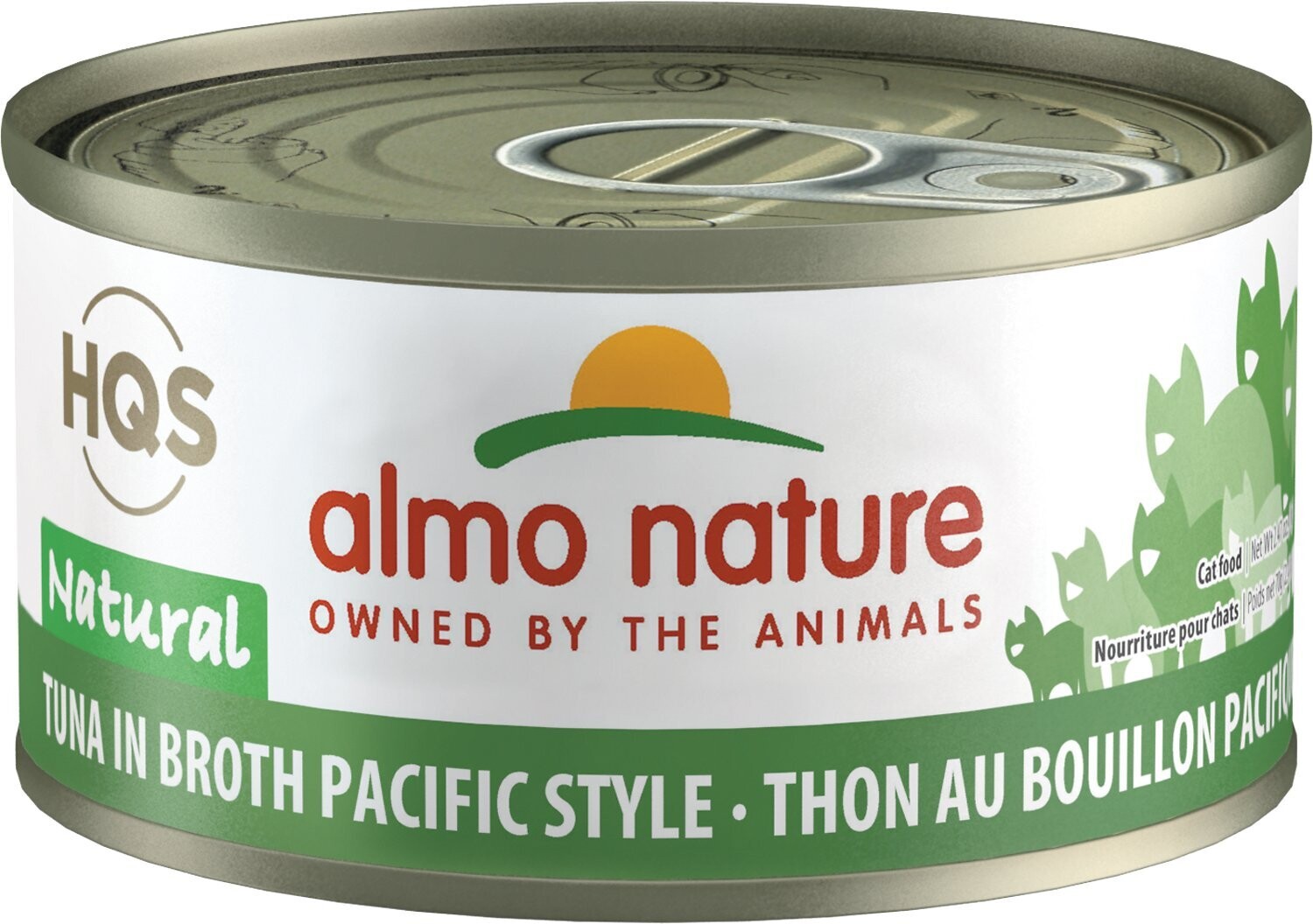 Almo Nature HQS Tuna Pacific Canned Cat Food-70g/2.5oz - 太平洋吞拿鱼罐头