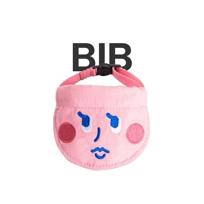 Pidan Pet Bib Pink - 宠物围兜口水巾项圈 粉色